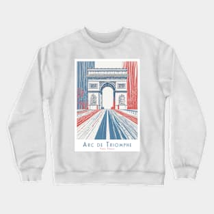 Parisian Glory: Arc de Triomphe Paris- France Crewneck Sweatshirt